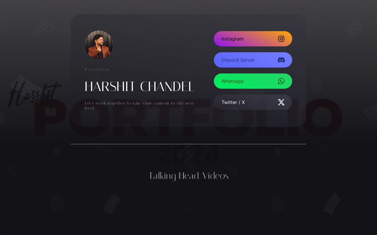 Carrd profile picture for @vibex